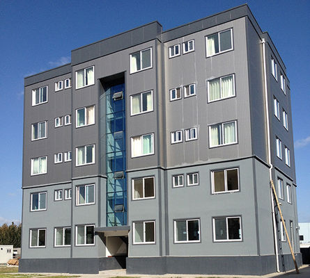 Стальная конструкция Коммерческое здание Q355 Q235 Предварительно сконструированное коммерческое здание
