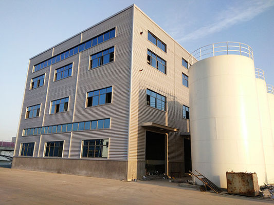 Q355B Предварительно изготовленные стальные здания коммерческие